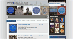 Desktop Screenshot of londonremembers.com